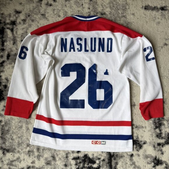 Vintage 80s Montreal Canadians #26 NHL CCM Hockey Jersey - Picture 5 of 8